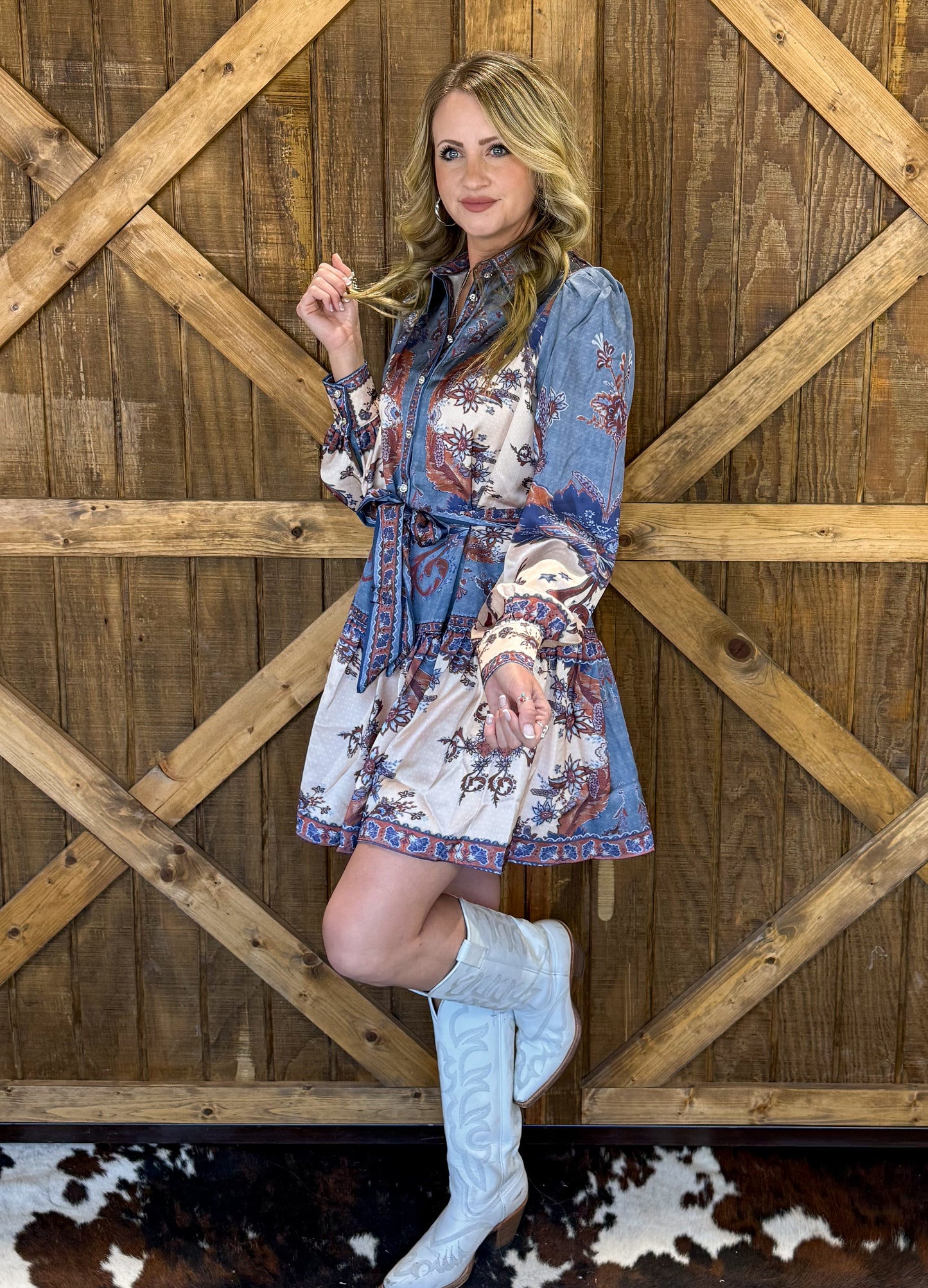 Holiday Florals Dress