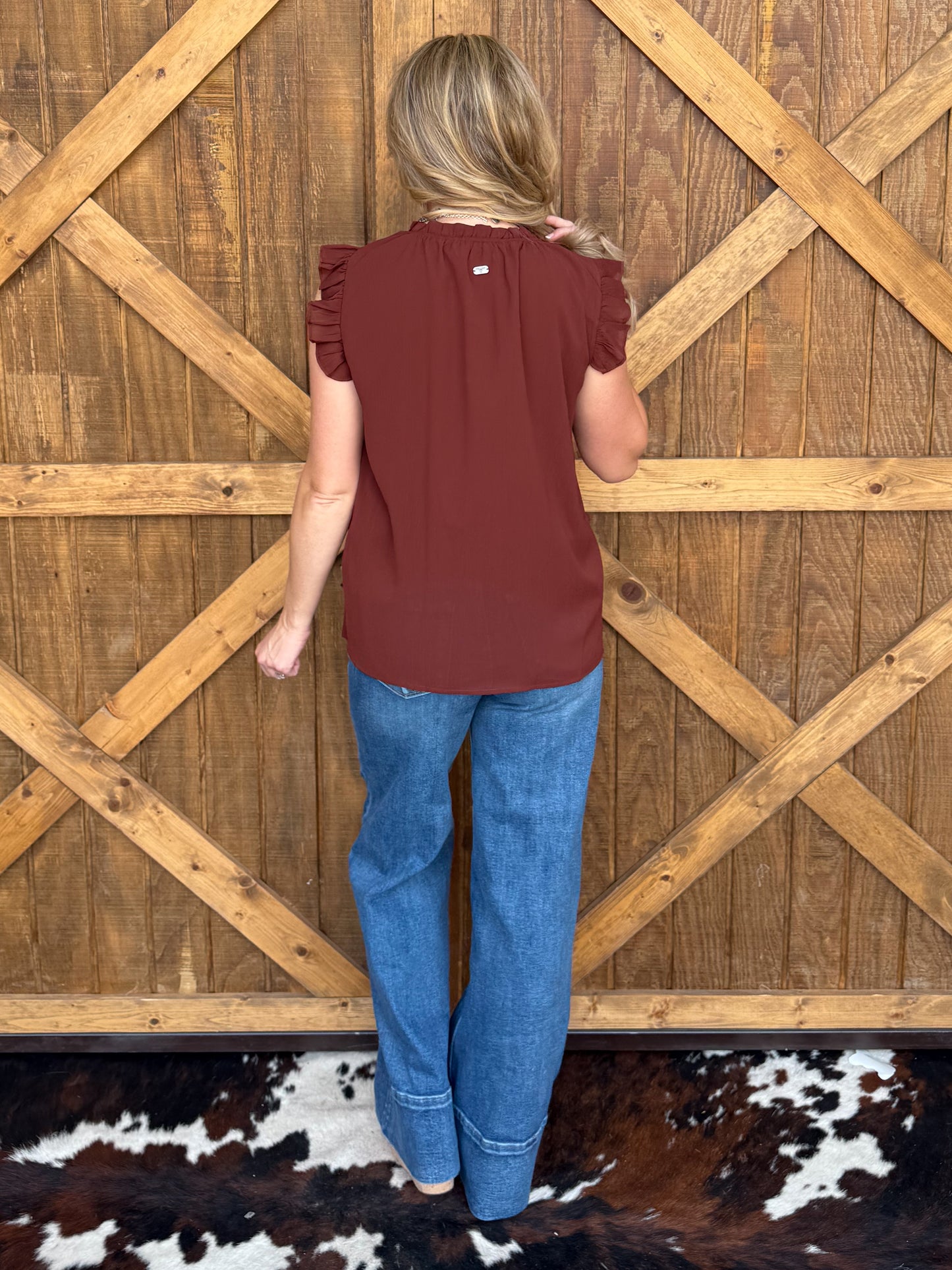 Pretty Ruffle Blouse