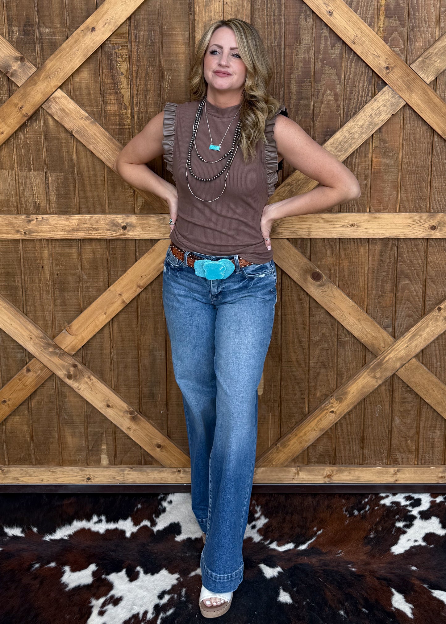 The Betty Top *Mocha