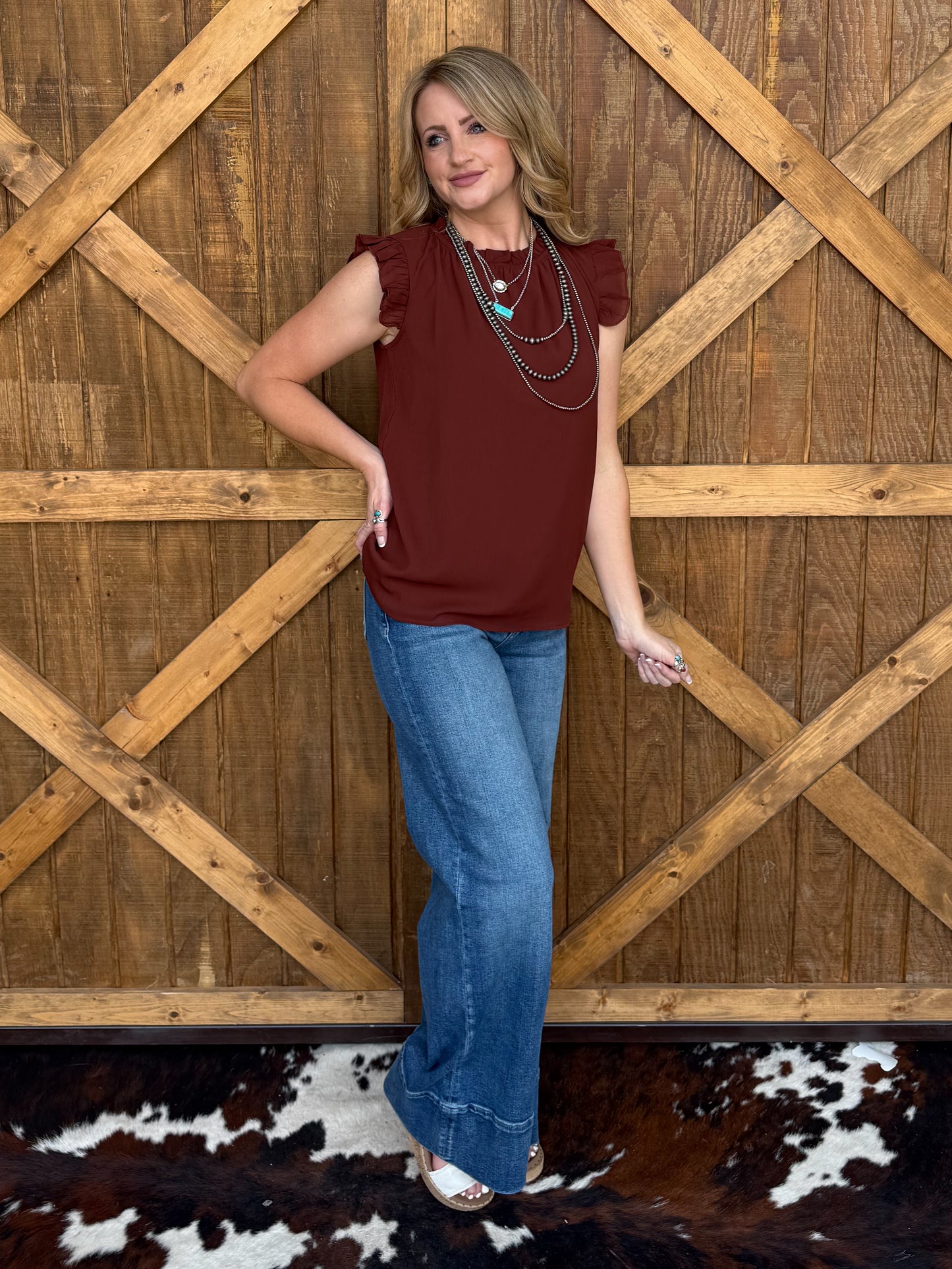Pretty Ruffle Blouse