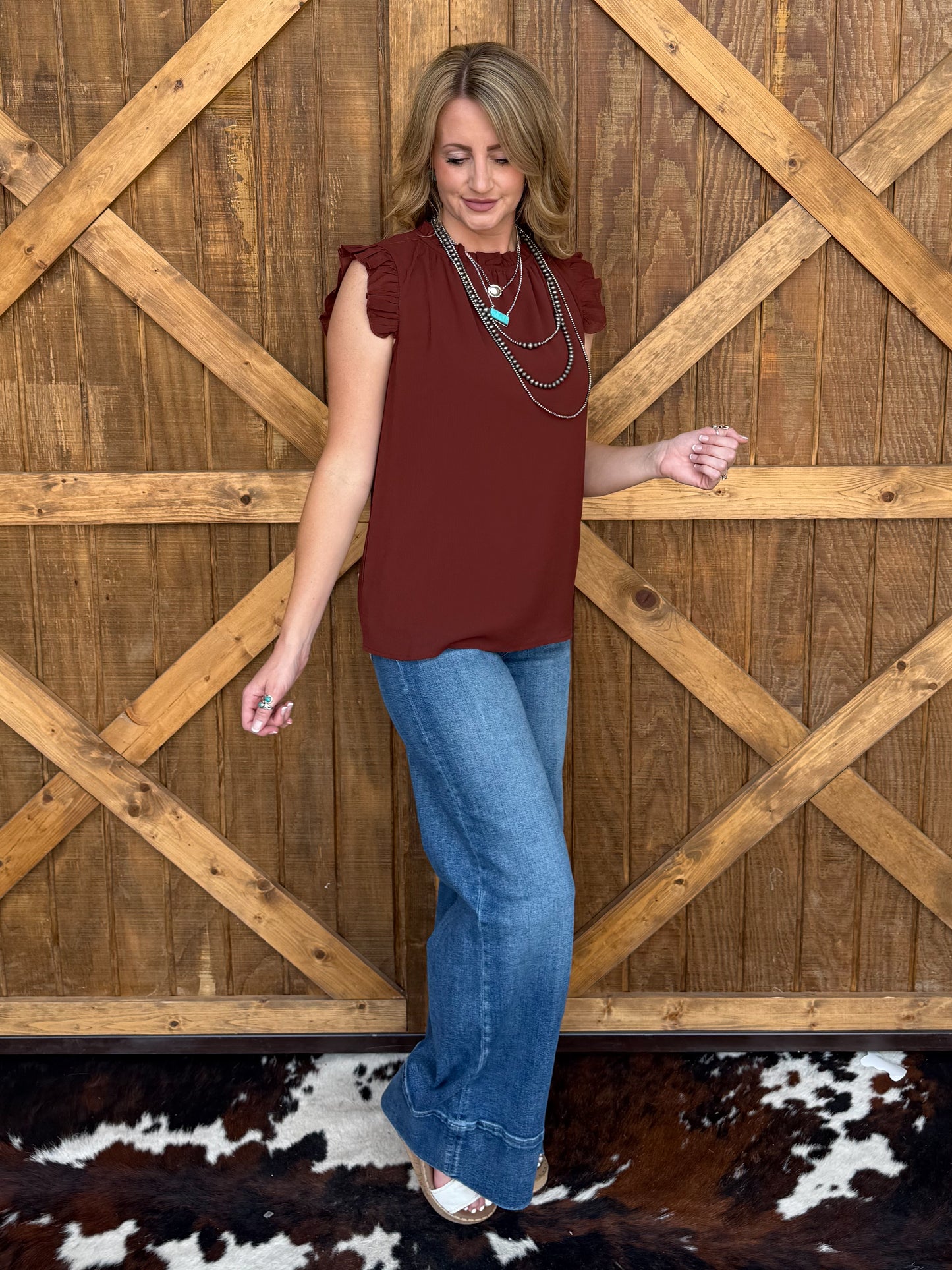 Pretty Ruffle Blouse