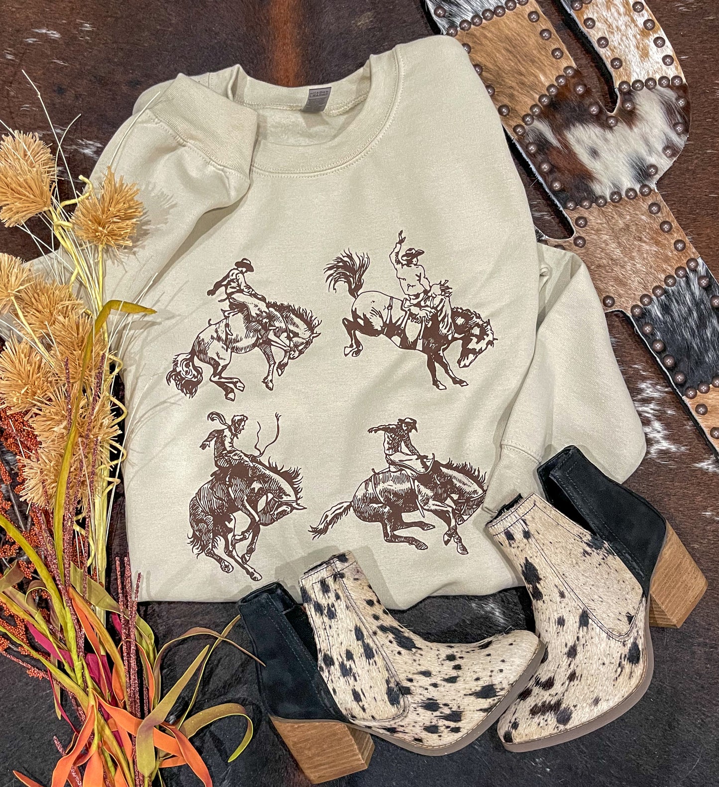 Bronco Collage Sweatshirt