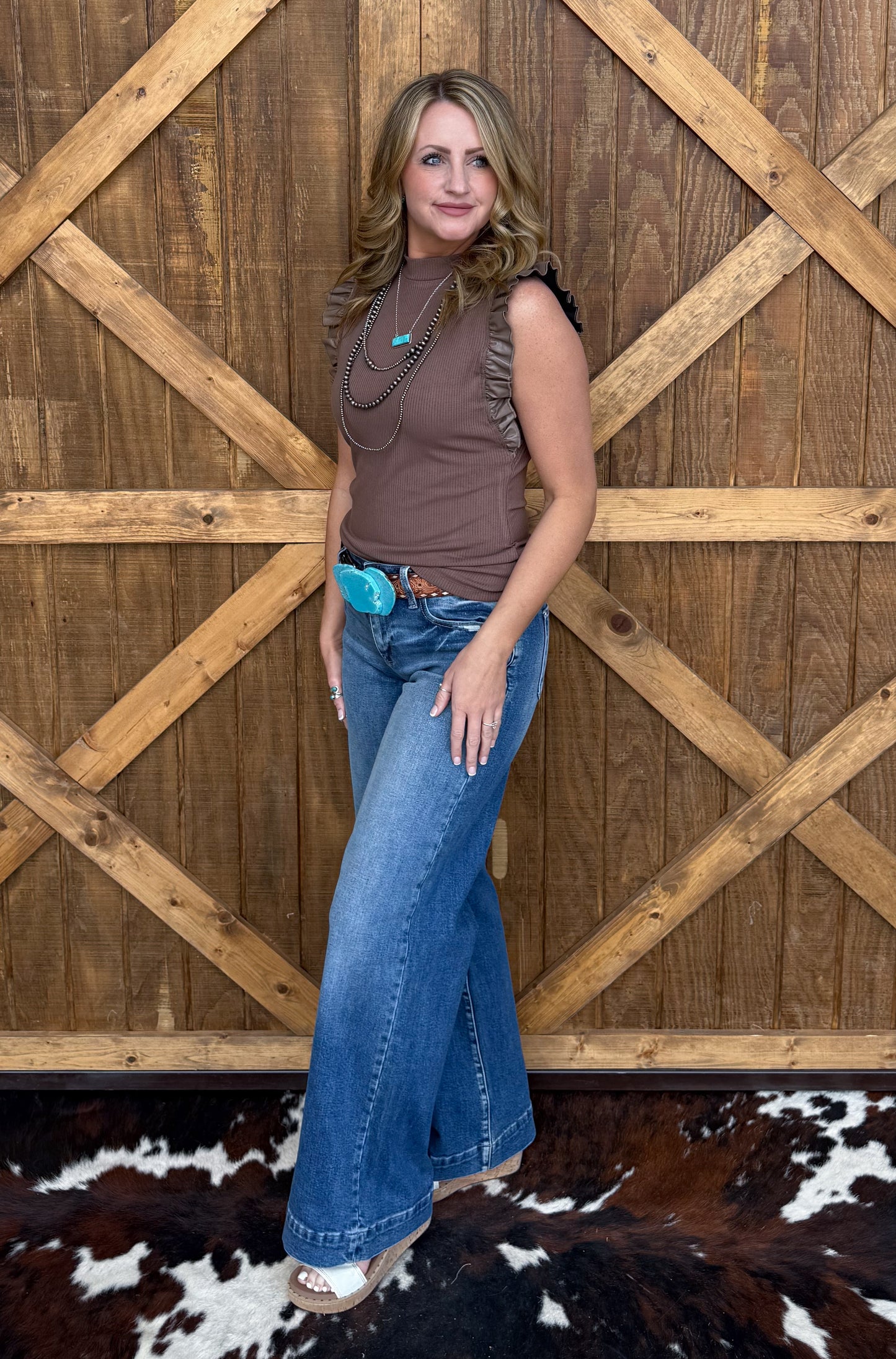 The Betty Top *Mocha