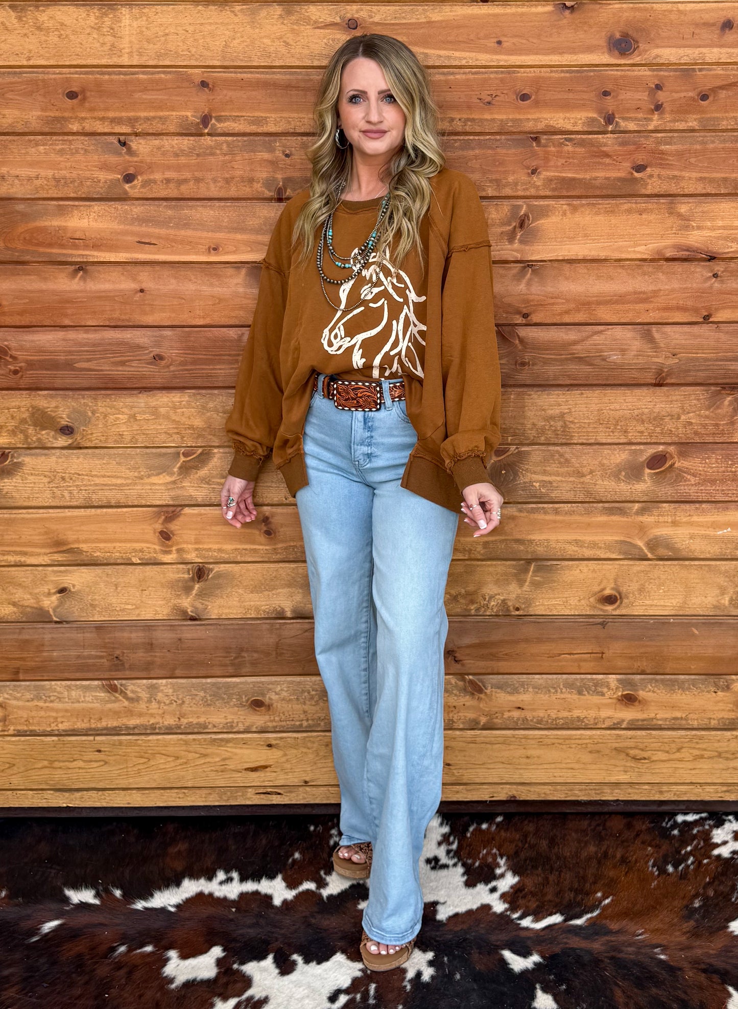 Oversized Horse Sweater