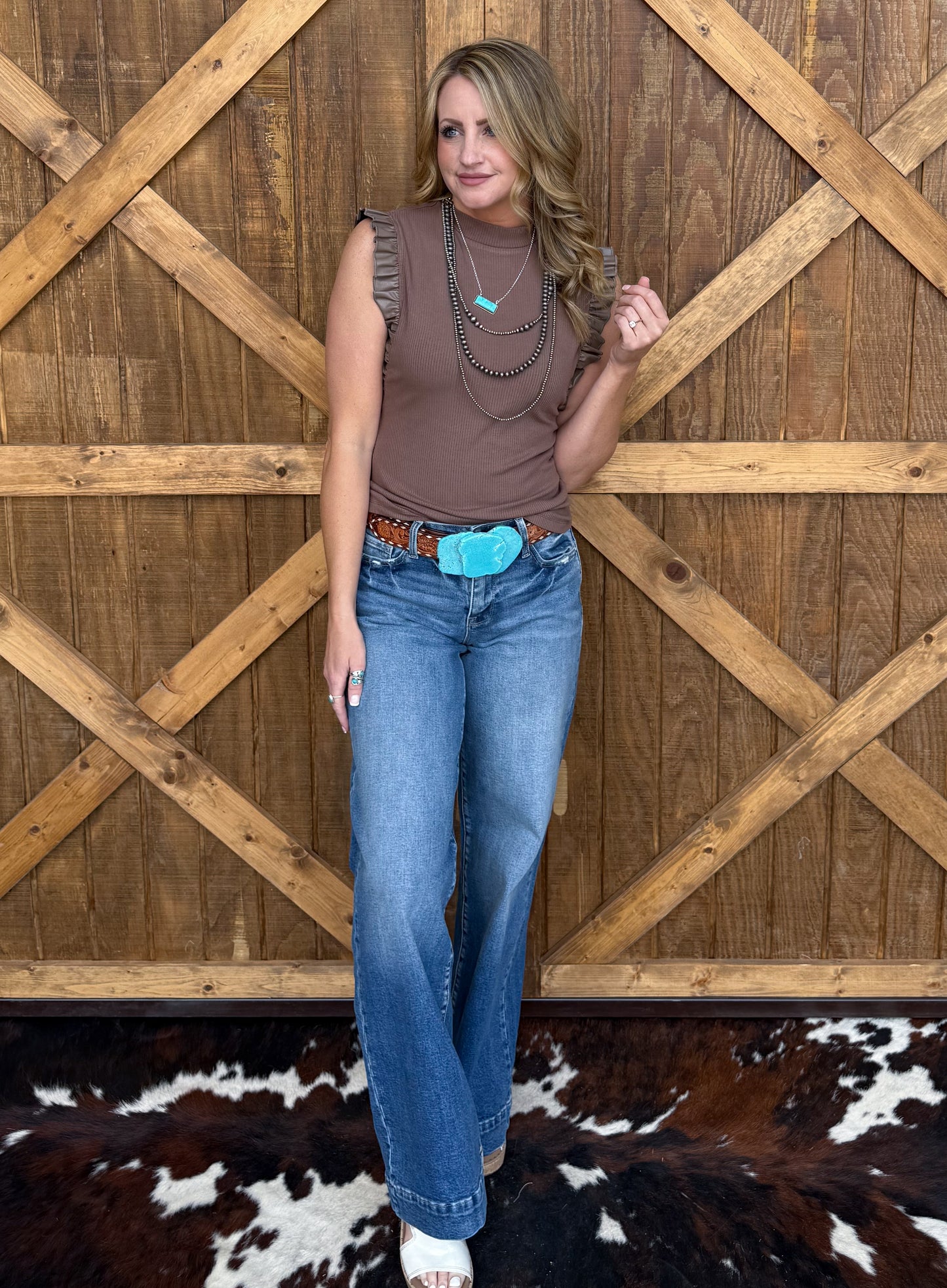 The Betty Top *Mocha