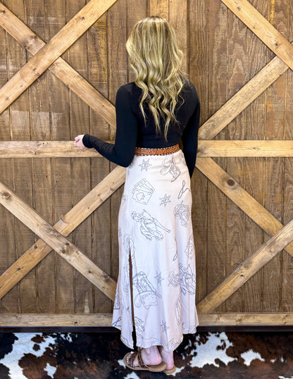 Vegas Skirt *Taupe