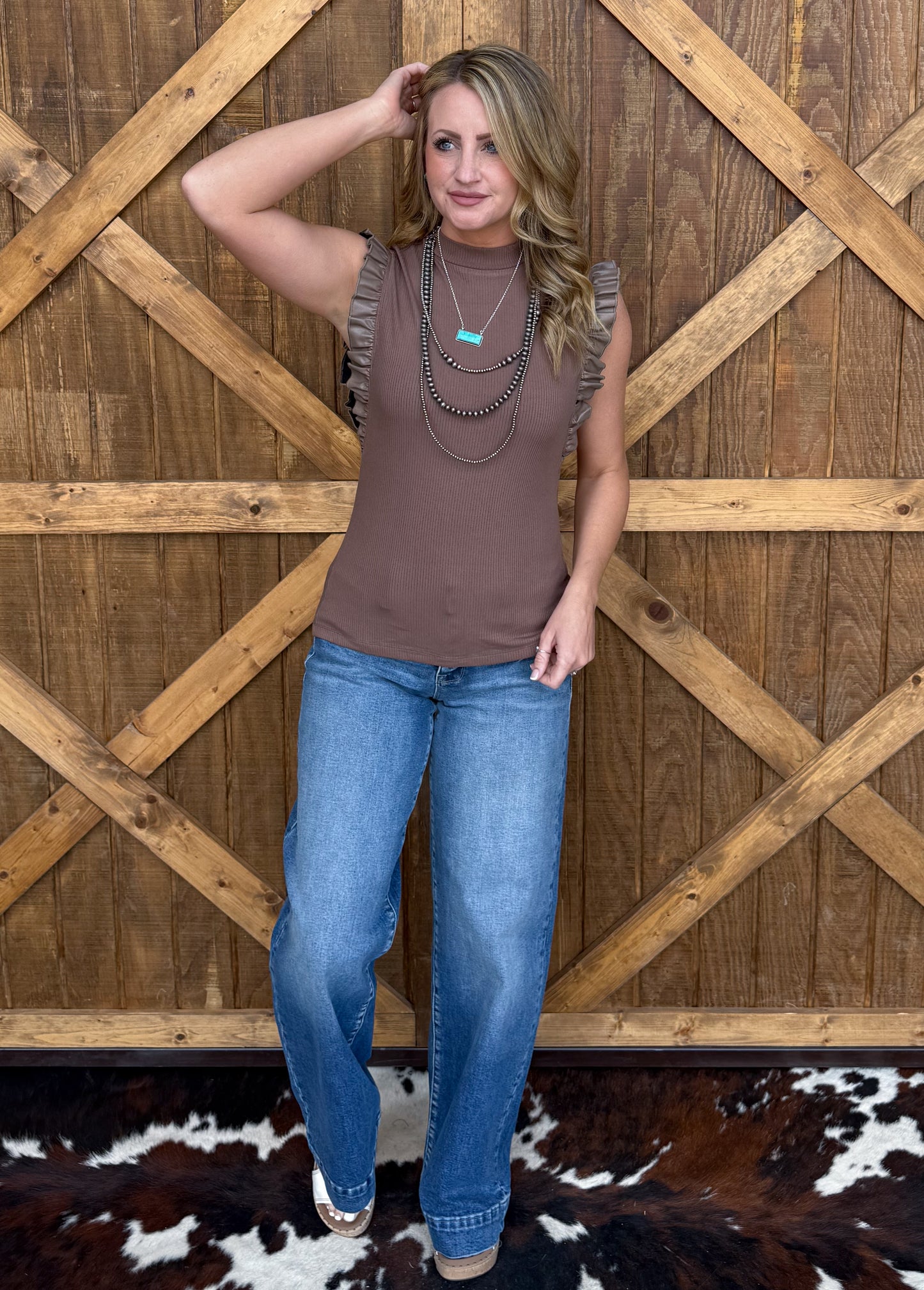 The Betty Top *Mocha