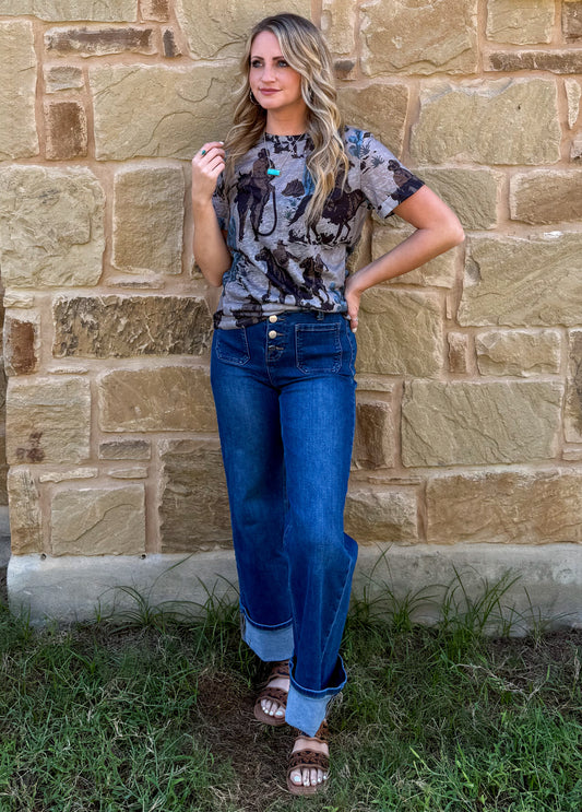 Dust it Off Cowboy Top