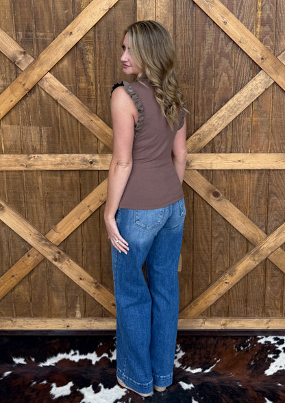 The Betty Top *Mocha