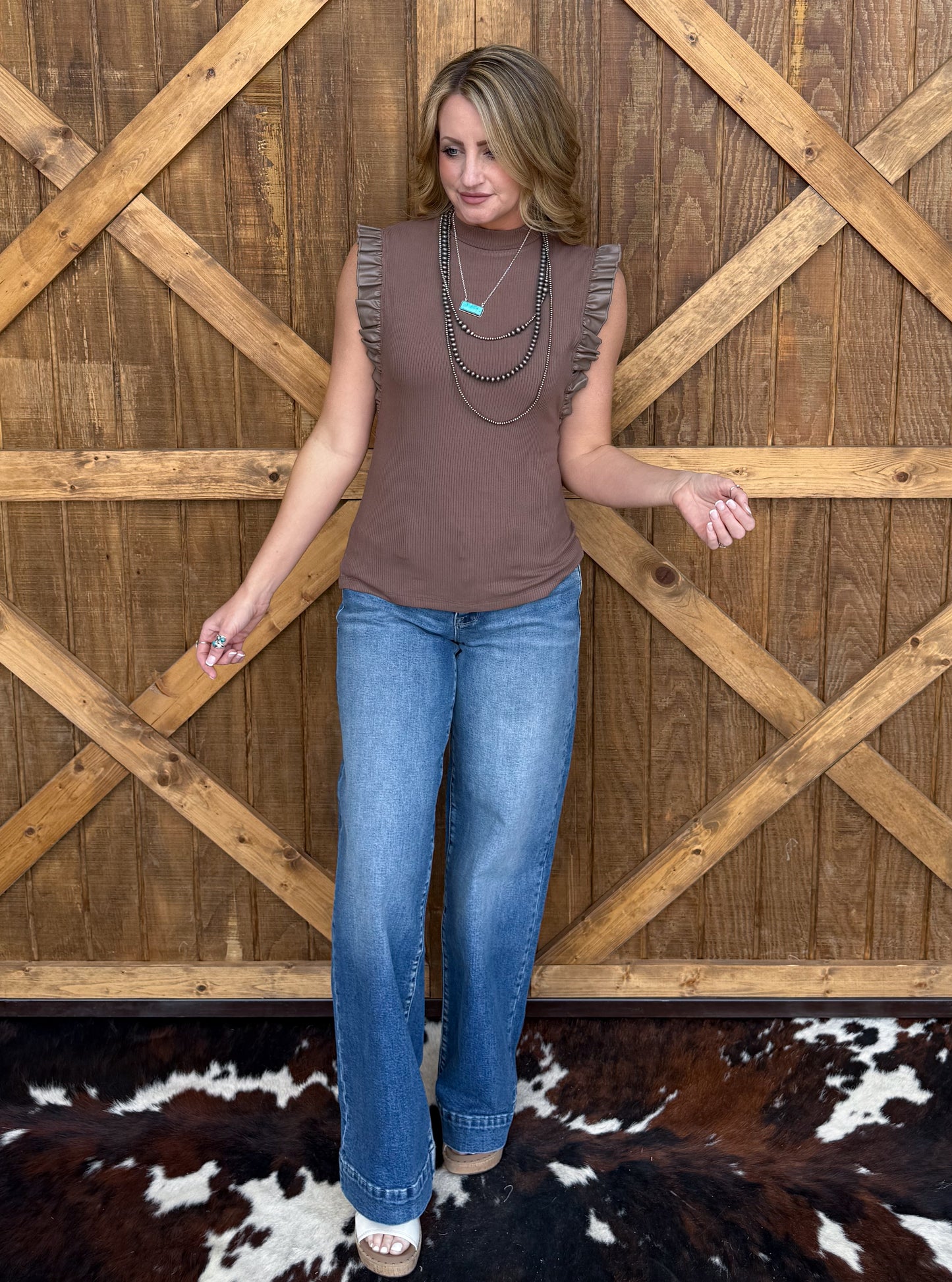 The Betty Top *Mocha