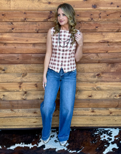 Rodeo Gingham Tank