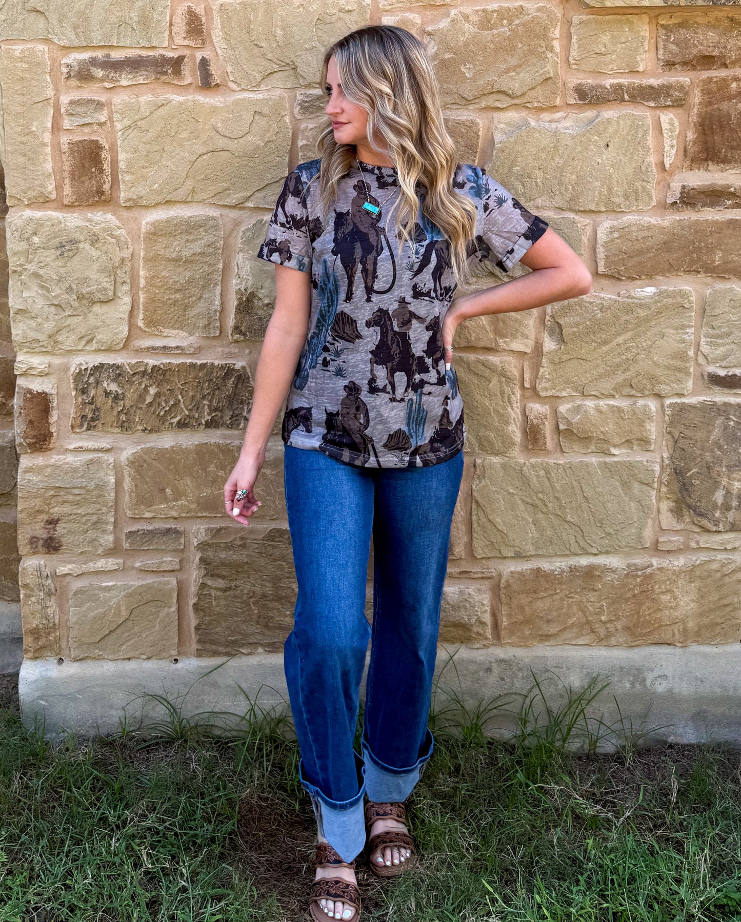 Dust it Off Cowboy Top