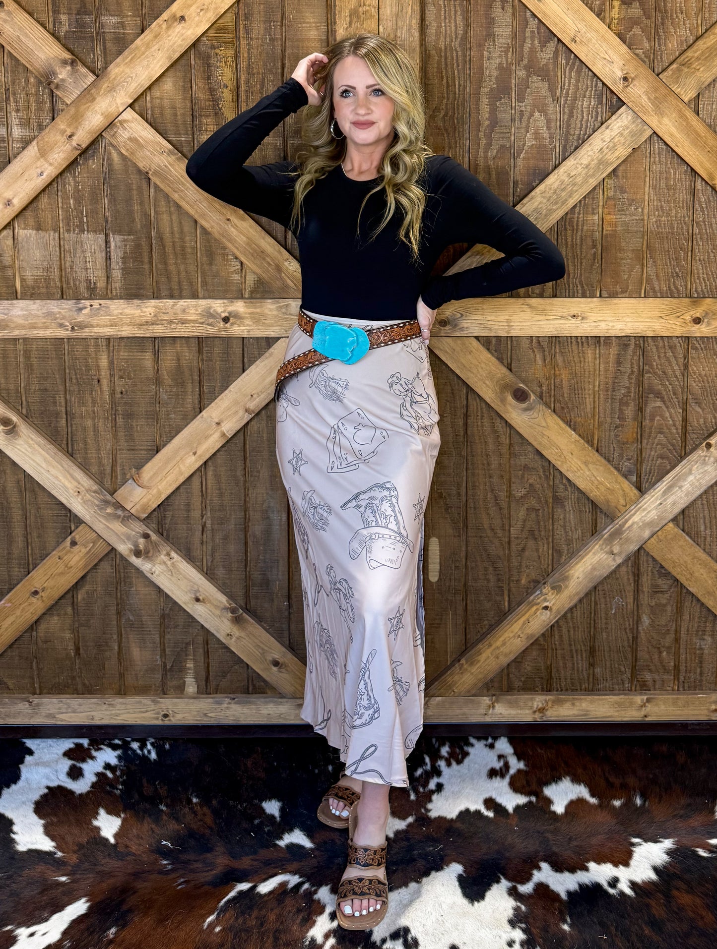 Vegas Skirt *Taupe