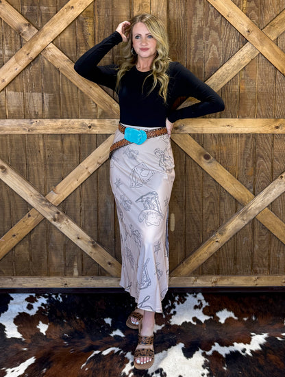 Vegas Skirt *Taupe