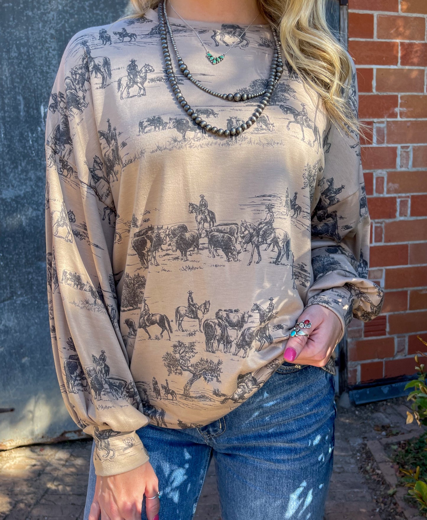 Ranch Scene Long Sleeve