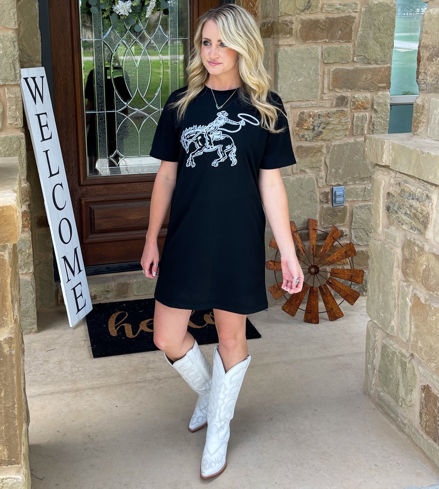 Durango Sequin T-Shirt Dress