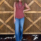 The Betty Top *Rosewood