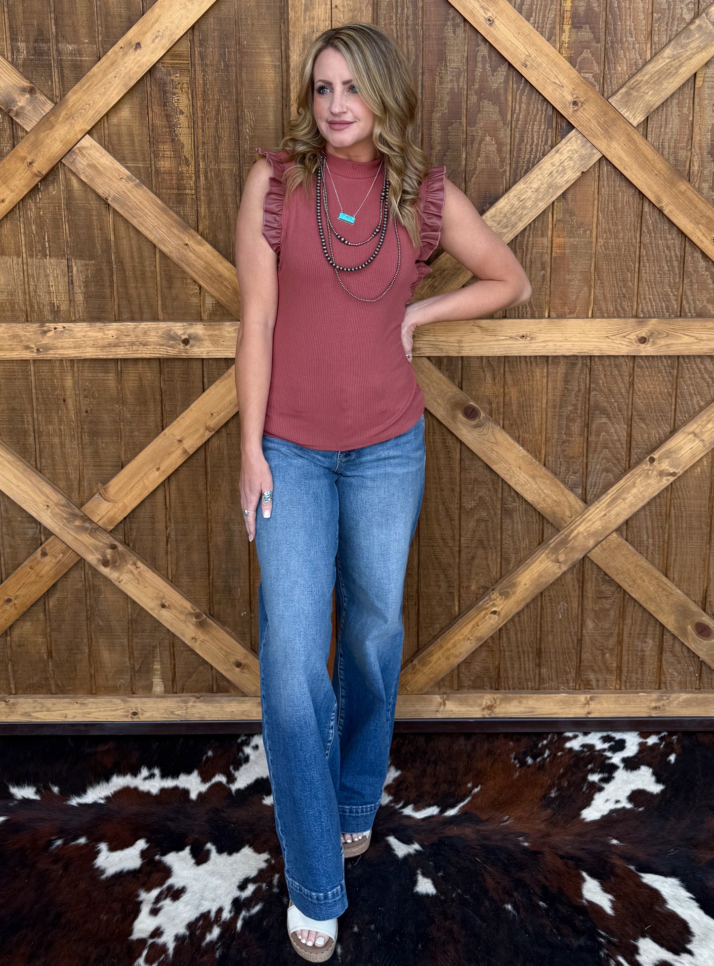 The Betty Top *Rosewood