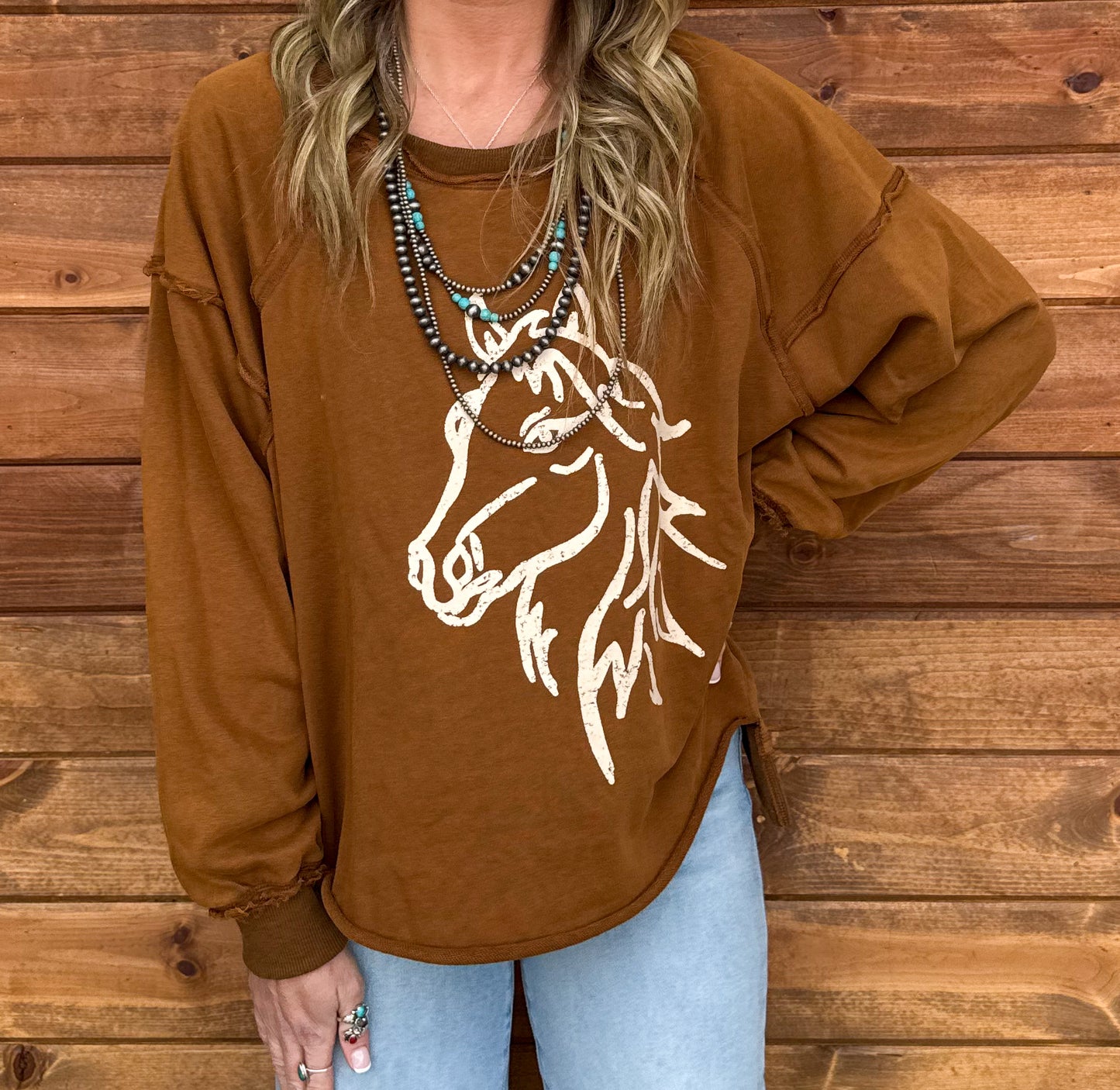 Oversized Horse Sweater