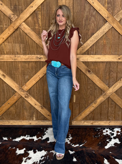 Pretty Ruffle Blouse