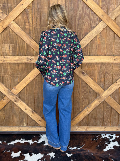 Vintage Cowboy Pearl Snap
