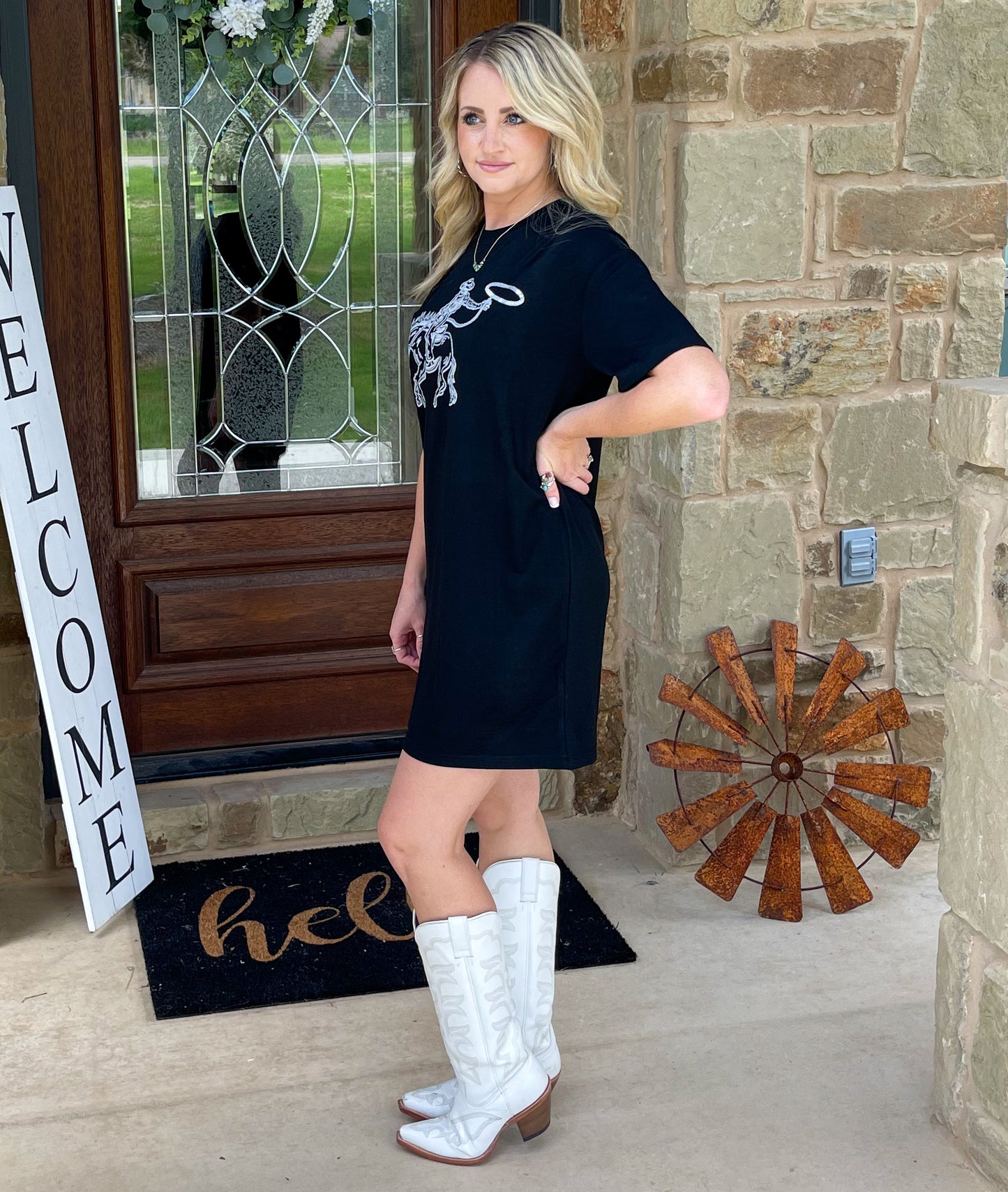 Durango Sequin T-Shirt Dress