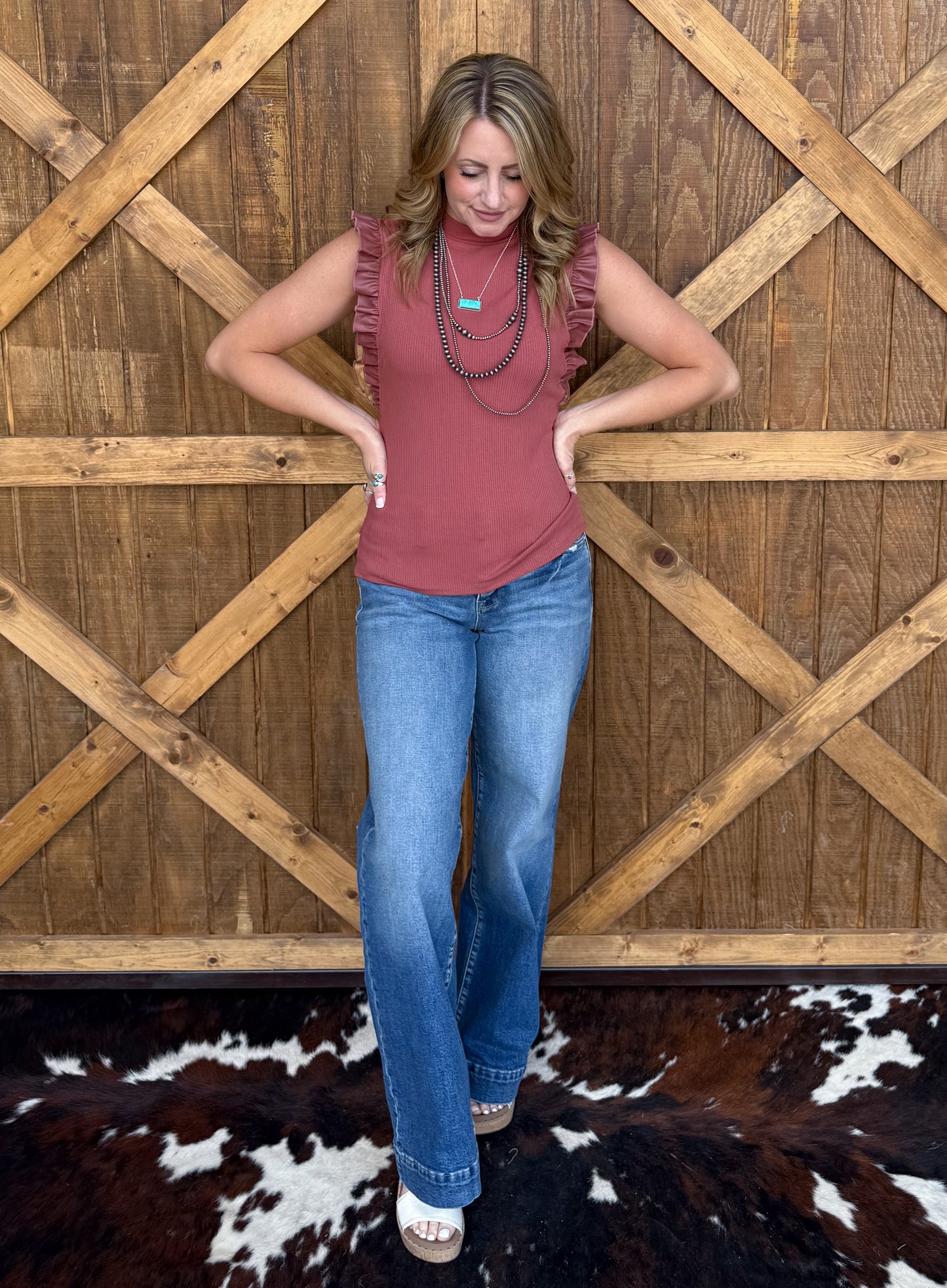 The Betty Top *Rosewood