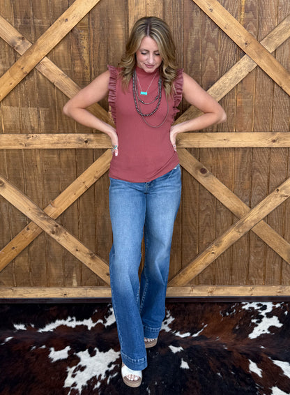 The Betty Top *Rosewood