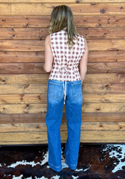 Rodeo Gingham Tank