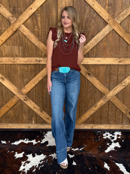 Pretty Ruffle Blouse