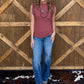 The Betty Top *Rosewood