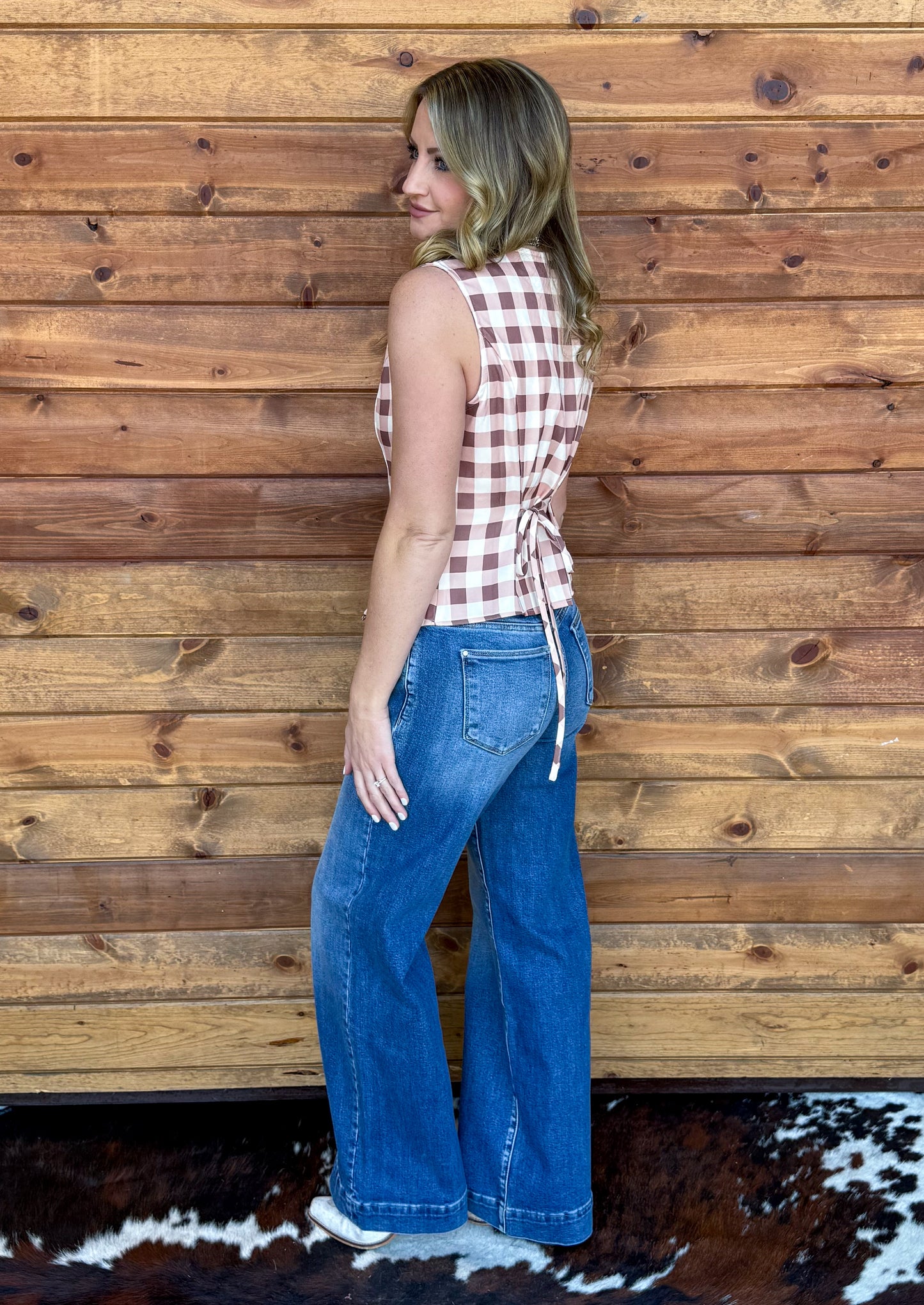 Rodeo Gingham Tank