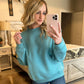 Cozy Sweatshirt *Dusty Teal