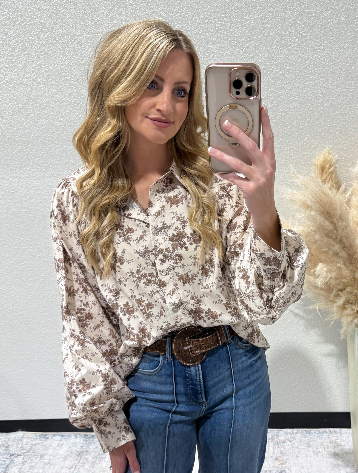 The Floral Button-Up