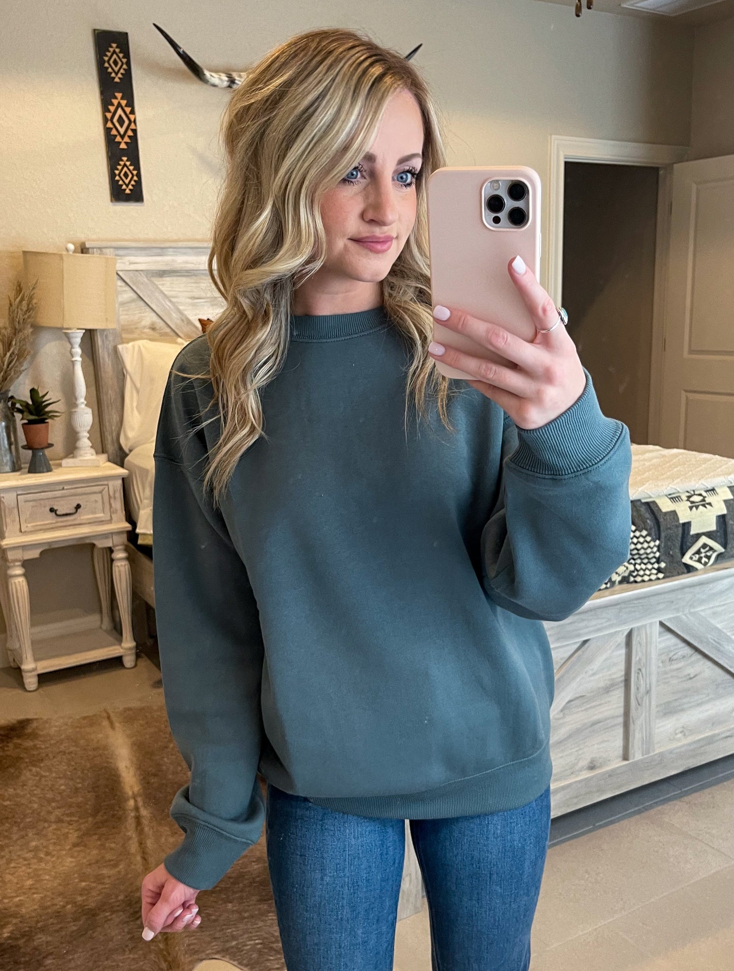 Cozy Sweatshirt *Jade