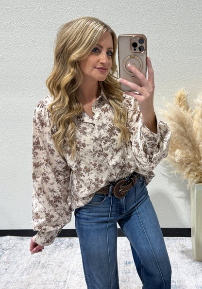 The Floral Button-Up