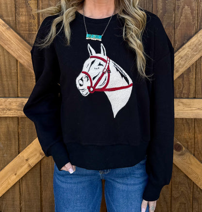 Fort Worth Horses Sweater