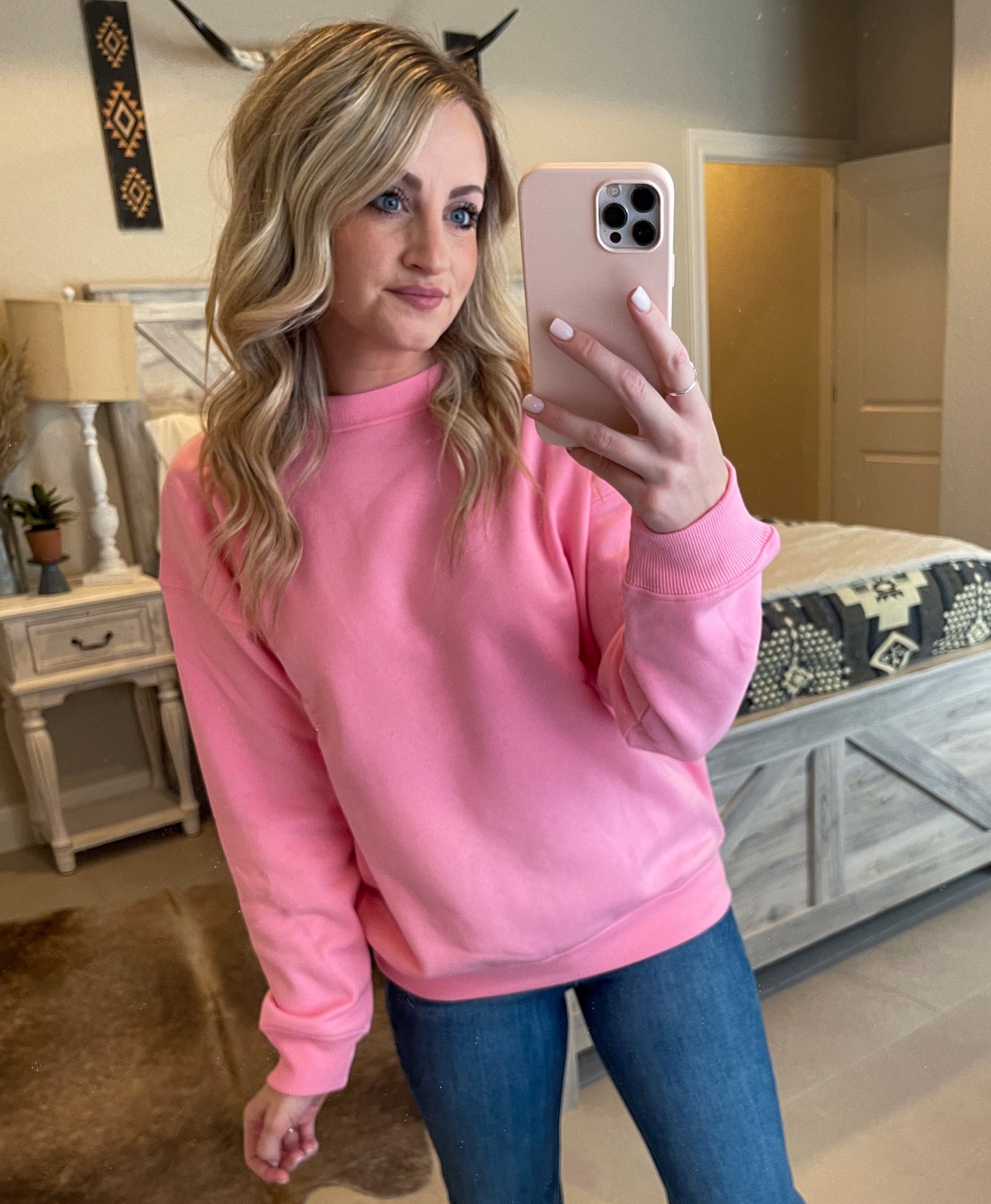 Cozy Sweatshirt *Pink