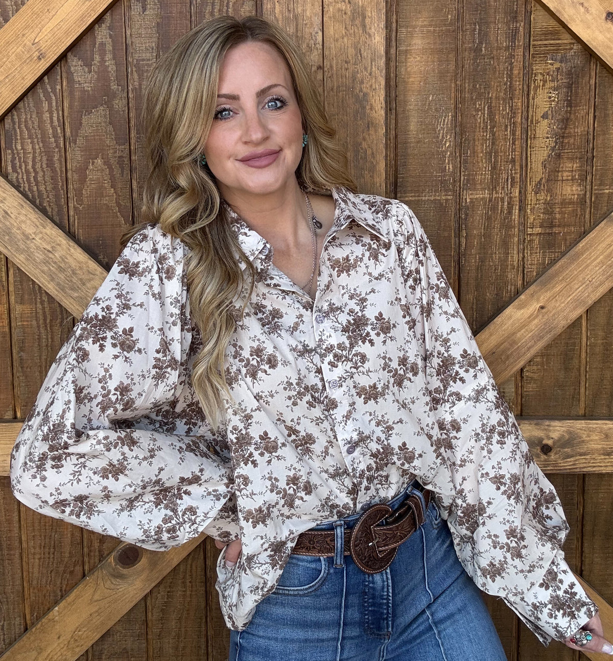 The Floral Button-Up