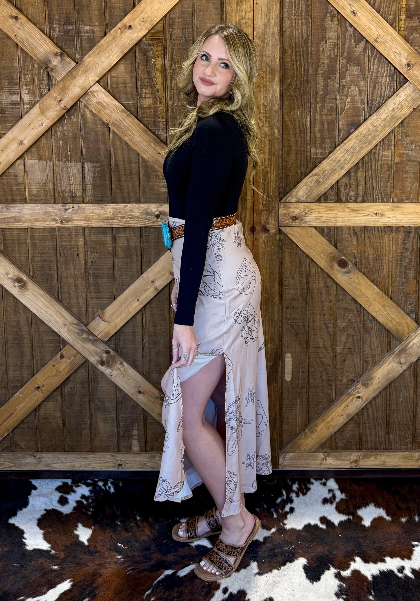 Vegas Skirt *Taupe
