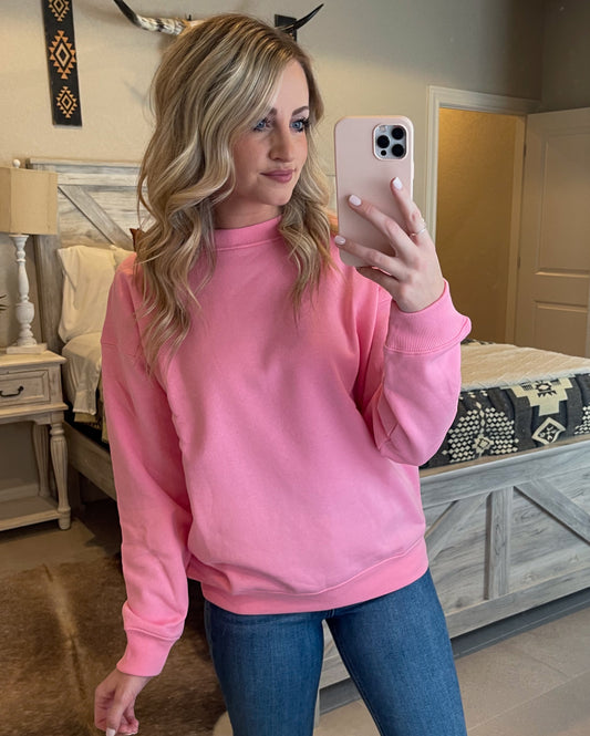 Cozy Sweatshirt *Pink