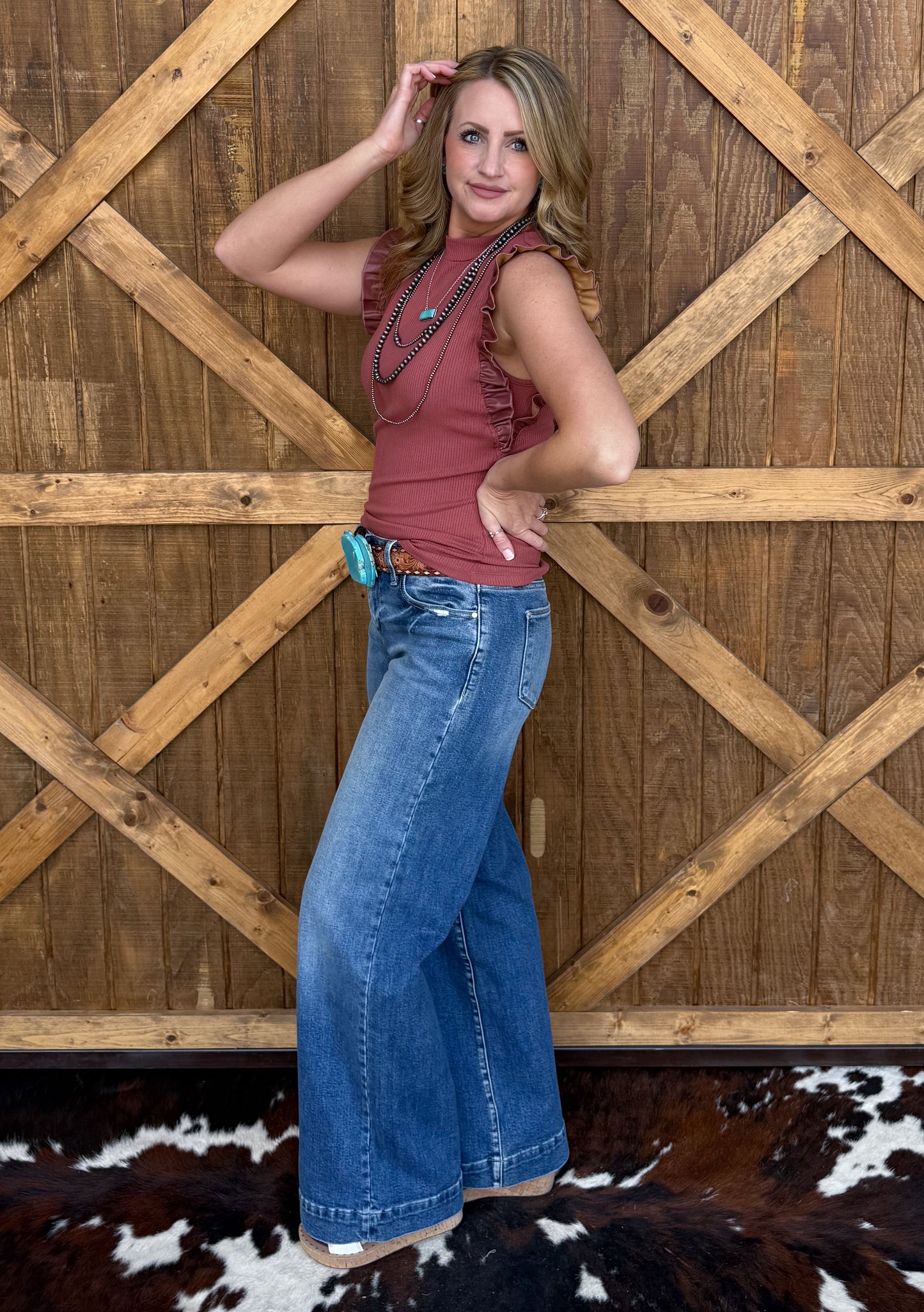 The Betty Top *Rosewood