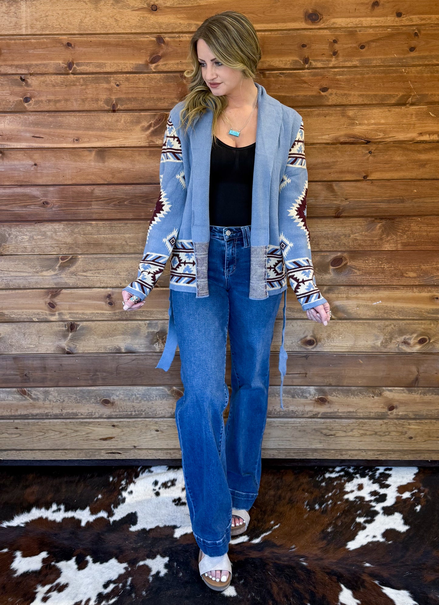 The Bighorn Aztec Cardigan