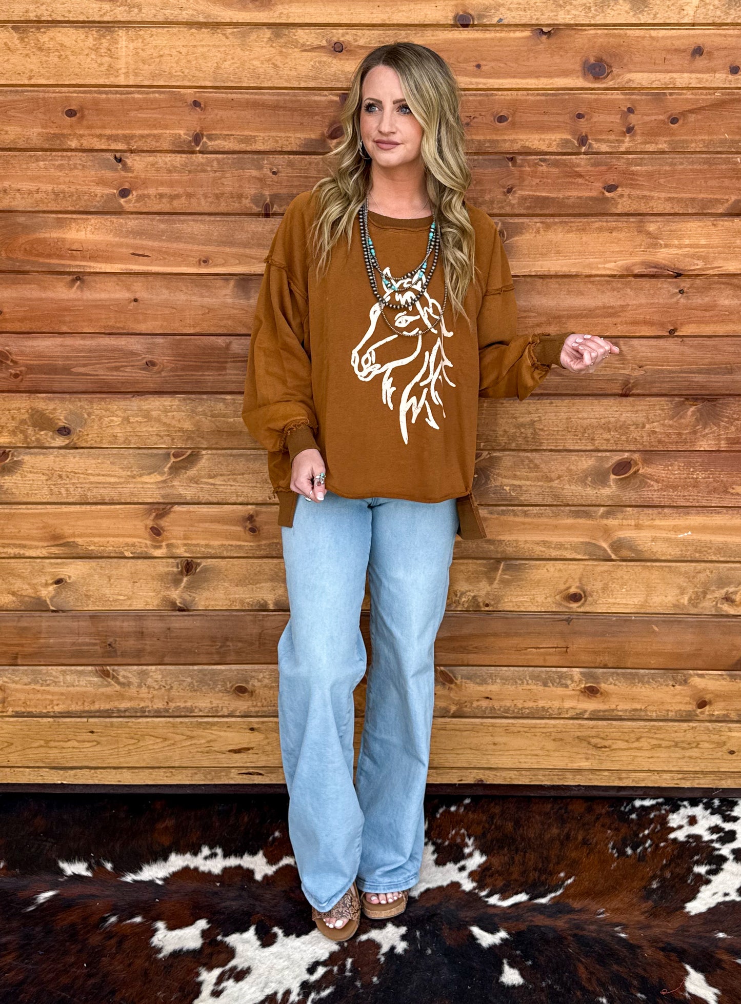 Oversized Horse Sweater