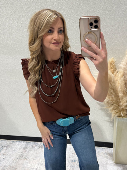 Pretty Ruffle Blouse