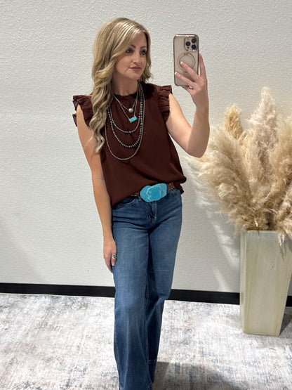 Pretty Ruffle Blouse