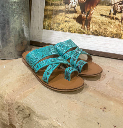 Ridge Sandals *Turquoise