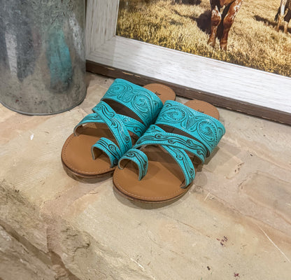 Ridge Sandals *Turquoise