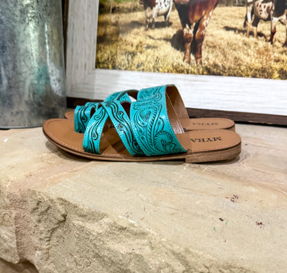 Ridge Sandals *Turquoise