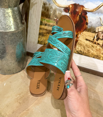 Ridge Sandals *Turquoise